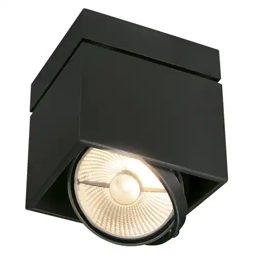 SLV KARDAMOD SURFACE SQUARE ES111 SINGLE Deckenleuchte, eckig, schwarz, GU10, max. 75W Kostenloser Rückversand