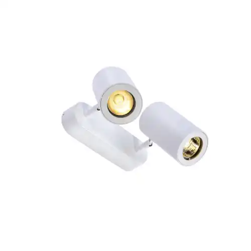 SLV ENOLA_B Wand- und Decken- leuchte double, weiss, 2xGU10, max. 50W Billig