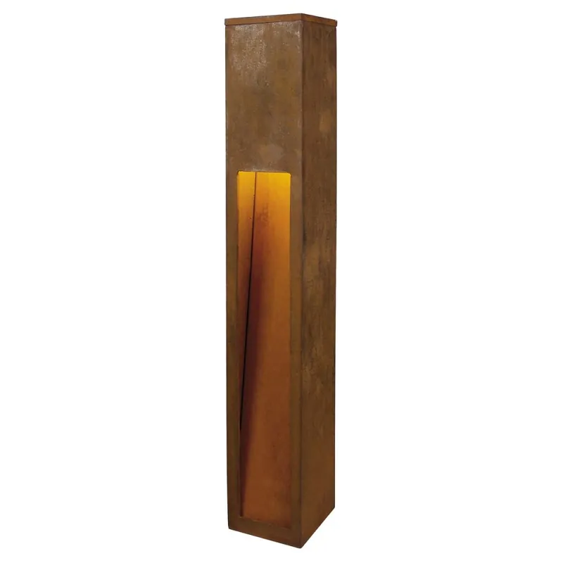 Günstig SLV RUSTY® SLOT 80 LED Outdoor Standleuchte 3000K 30lm IP55 FeCSi-Stahl gerostet Höhe 80cm