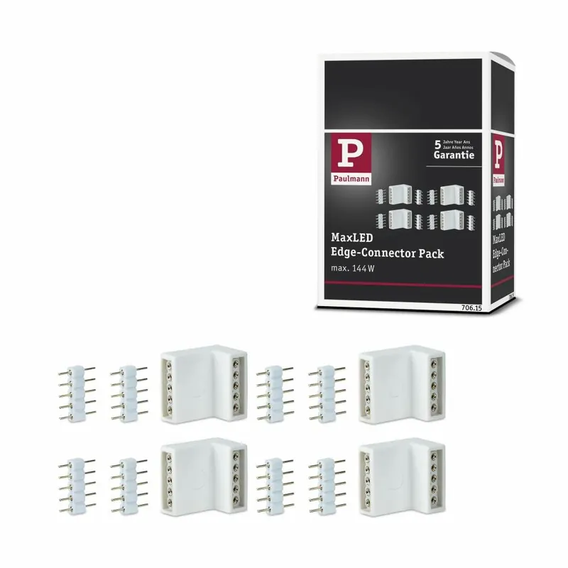 Paulmann MaxLED Eckverbinder Weiß 4er-Pack Neuheit