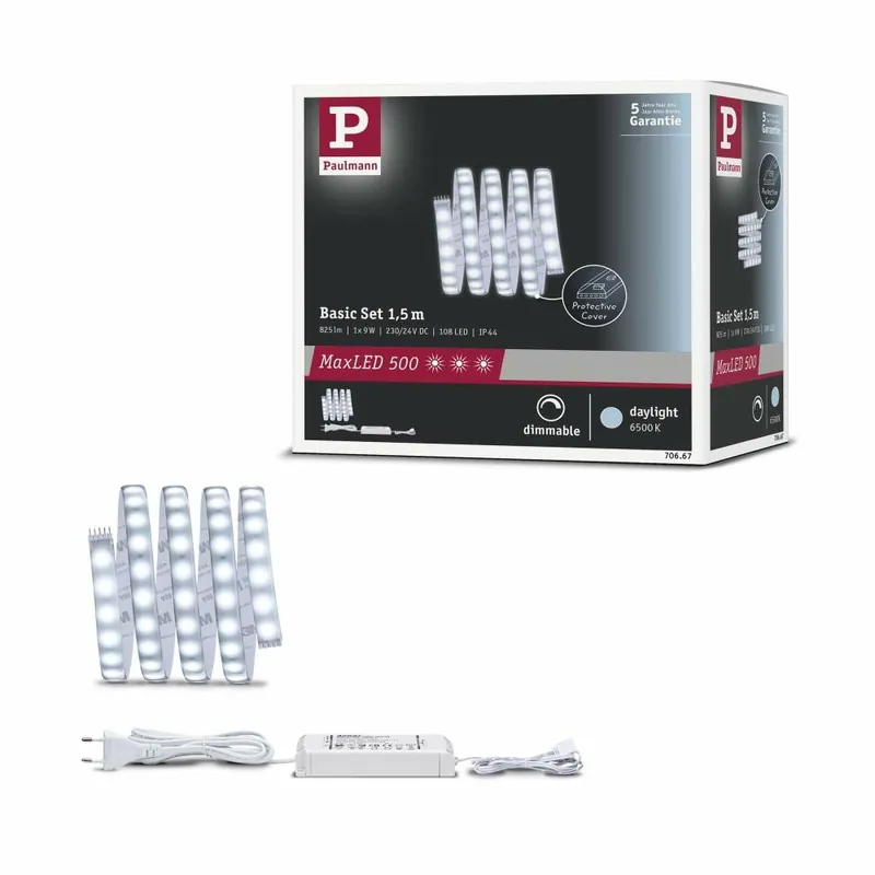 Top-Preis Paulmann MaxLED 500 Basisset beschichtet 1,5m Tageslichtweiß