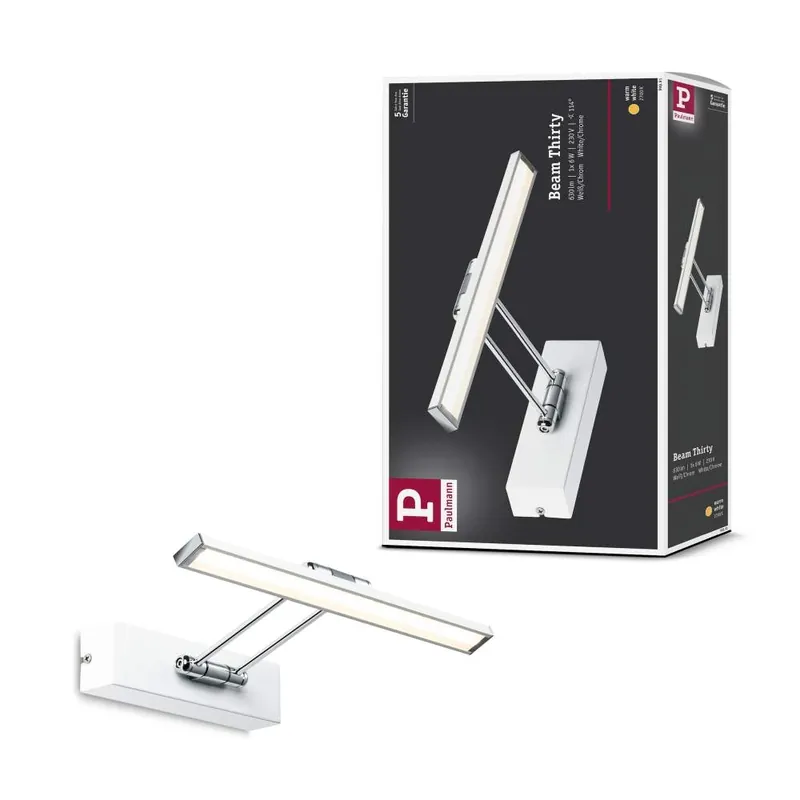Paulmann Galeria Bilderleuchte LED Beam Thirty 5W 450lm Weiß/Chrom Preiswert