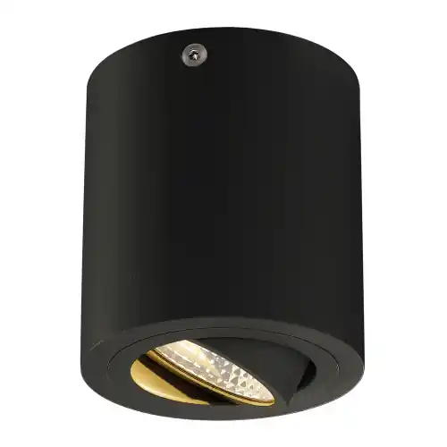 Top-Preis SLV TRILEDO ROUND CL Aufbau- downlight, mattschwarz, LED, 6W, 38°, 3000K, inkl. Treiber