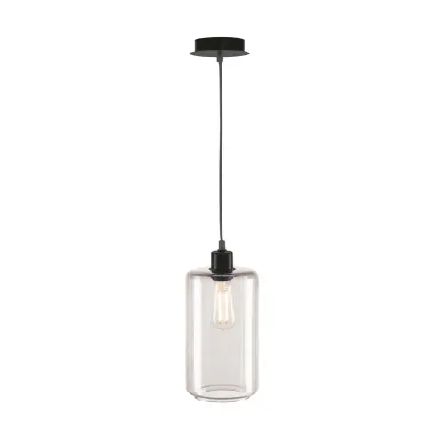 Gratis Versand SLV FENDA E27 Pendelleuchte, schwarz, ohne Schirm