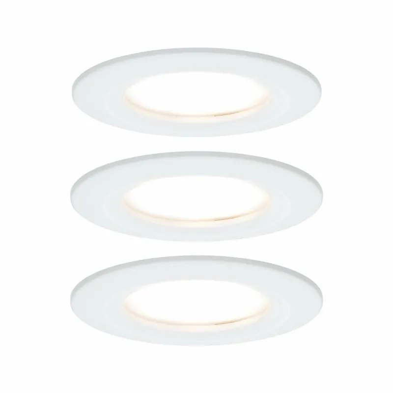 Paulmann LED Einbauleuchte Nova Coin Basisset 3er Set rund 6W IP44 Weiß matt dimmbar 2700K 230V Angebot