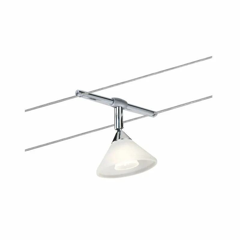 Beliebt Paulmann Seilsystem Colmar Einzelspot GU4 max. 10W 12V Chrom/Satin