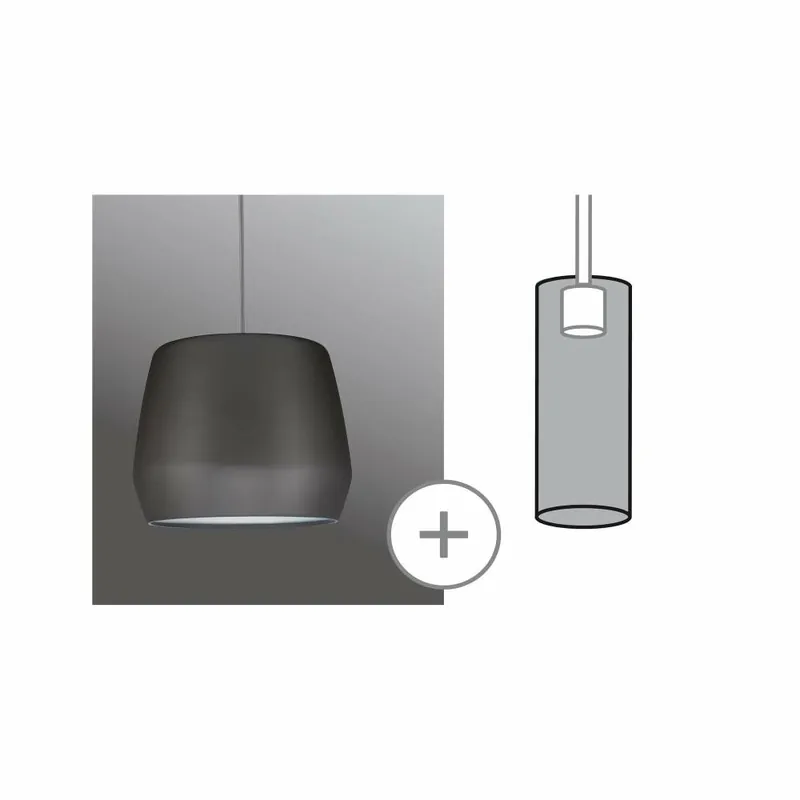Paulmann URail 2Easy Metallschirm Pirm Grau matt Begrenztes Angebot