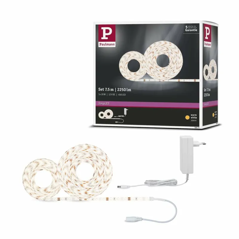 Mega-Angebot Paulmann SimpLED Strip Set 7,5m 20W Warmweiß
