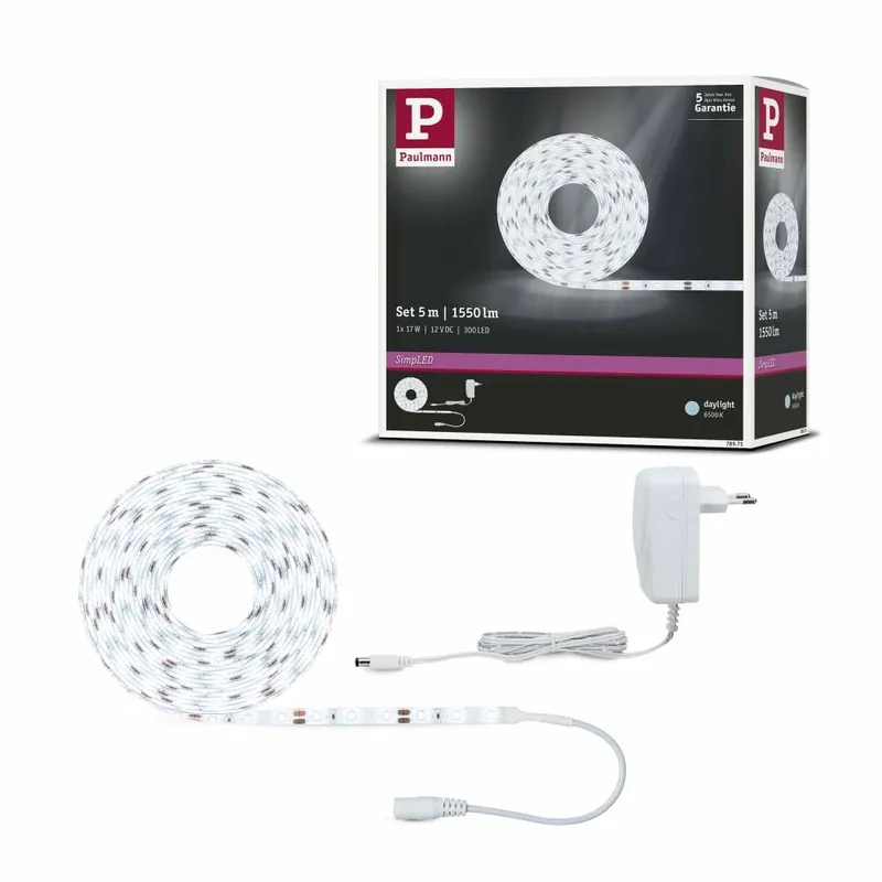 Must-Have Paulmann SimpLED Strip Set 5m 17W Tageslichtweiß