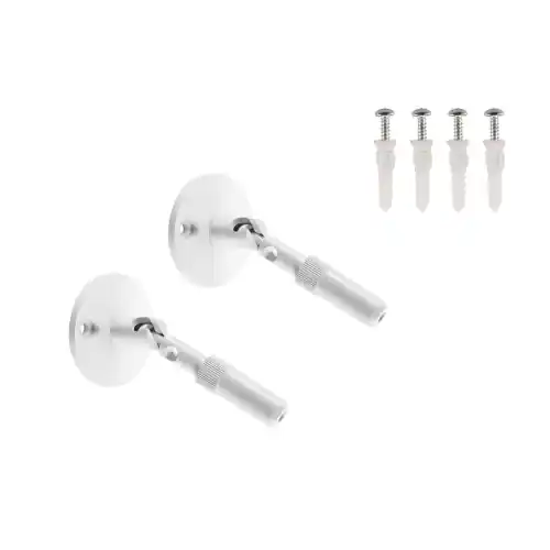 SLV WANDHALTER, für TENSEO Niedervolt-Seilsystem, lang, weiß, 2 Stück Neue Ware