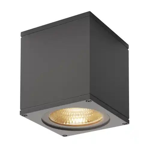 SLV BIG THEO CEILING, Outdoor Deckenleuchte, LED, 3000K, anthrazit Sichere Zahlung