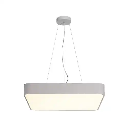 Sale SLV MEDO 60 SQUARE LED, Deckenleuchte, silbergrau, 1-10V, 3000K