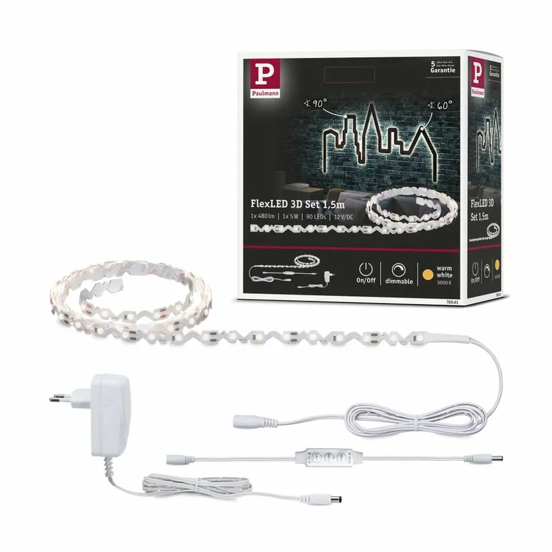 Paulmann FlexLED 3D Basisset 1,5m Warmweiß Preiswert