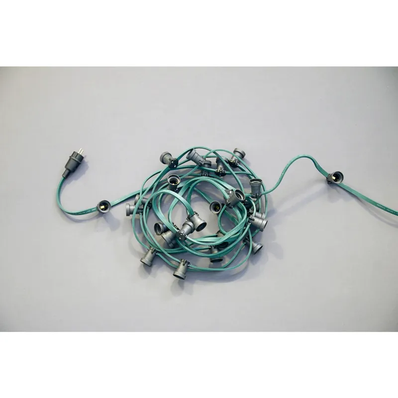 Abverkauf MK-Illumination Crystal Party Lite® Kit, 150 E27 Fassung, 50m grünes Kabel, 220-240V, max. 2250 W
