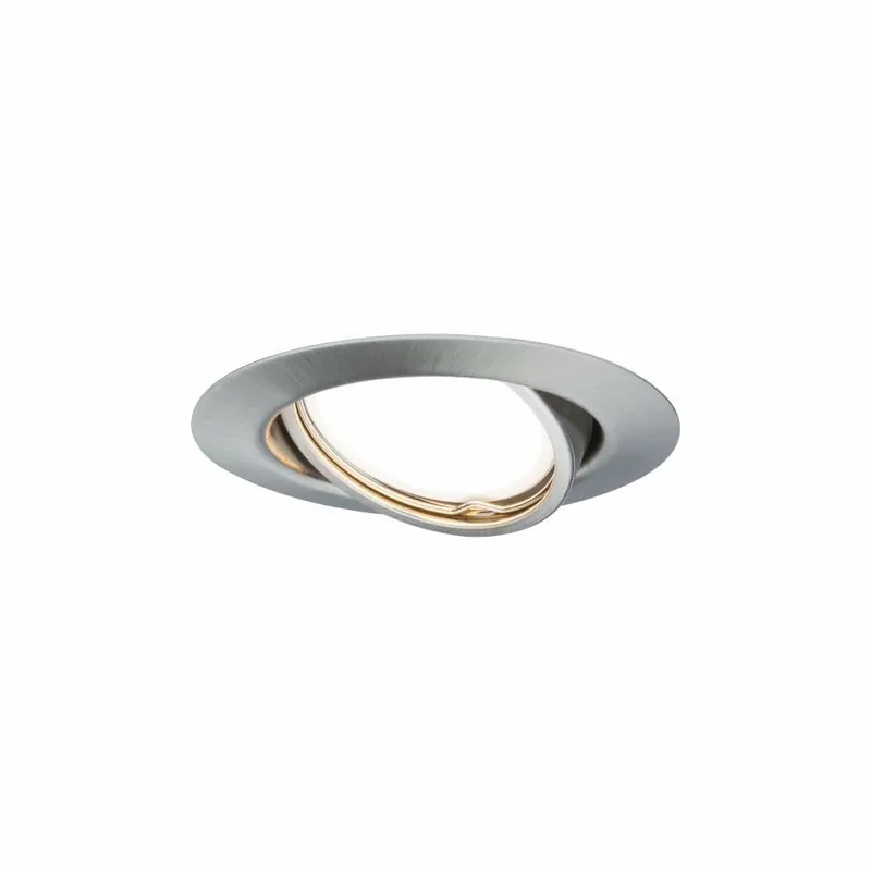 Bestpreis Paulmann Einbauleuchte LED Base rund 1x5W GU10 Eisen gebürstet