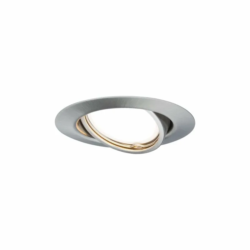Ausverkauf Paulmann Einbauleuchte LED Base rund 3x5W GU10 Eisen gebürstet