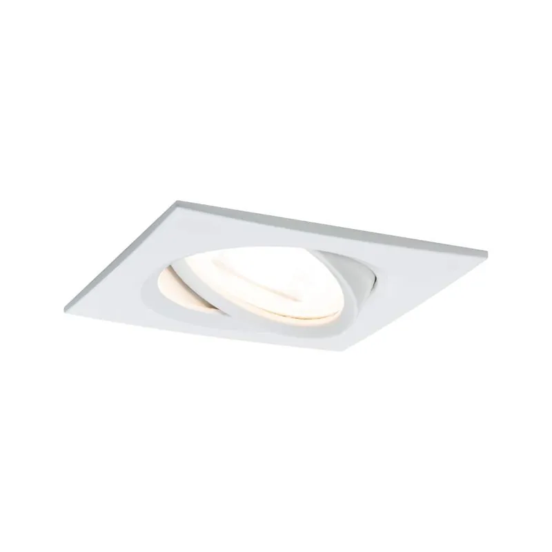 Top-Angebot Paulmann Einbauleuchte LED Nova eckig 1x6,5W GU10 Weiß matt