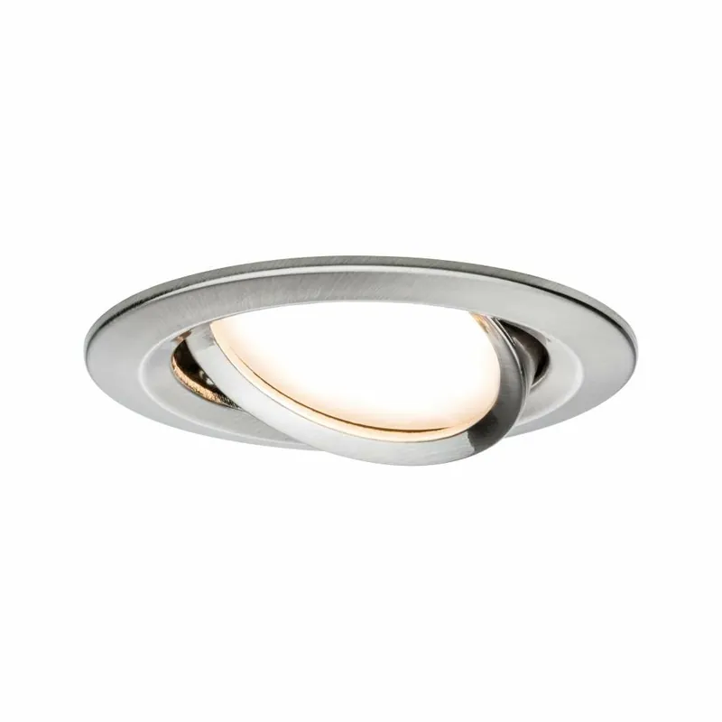 Paulmann Einbauleuchte LED Nova rund 1x6,5W Eisen gebürstet Günstig
