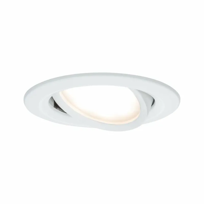 Paulmann LED Einbauleuchte Nova Coin Einzelspot rund 6W IP23 Weiß (matt) schwenkbar 2700K 230V Knallerangebot