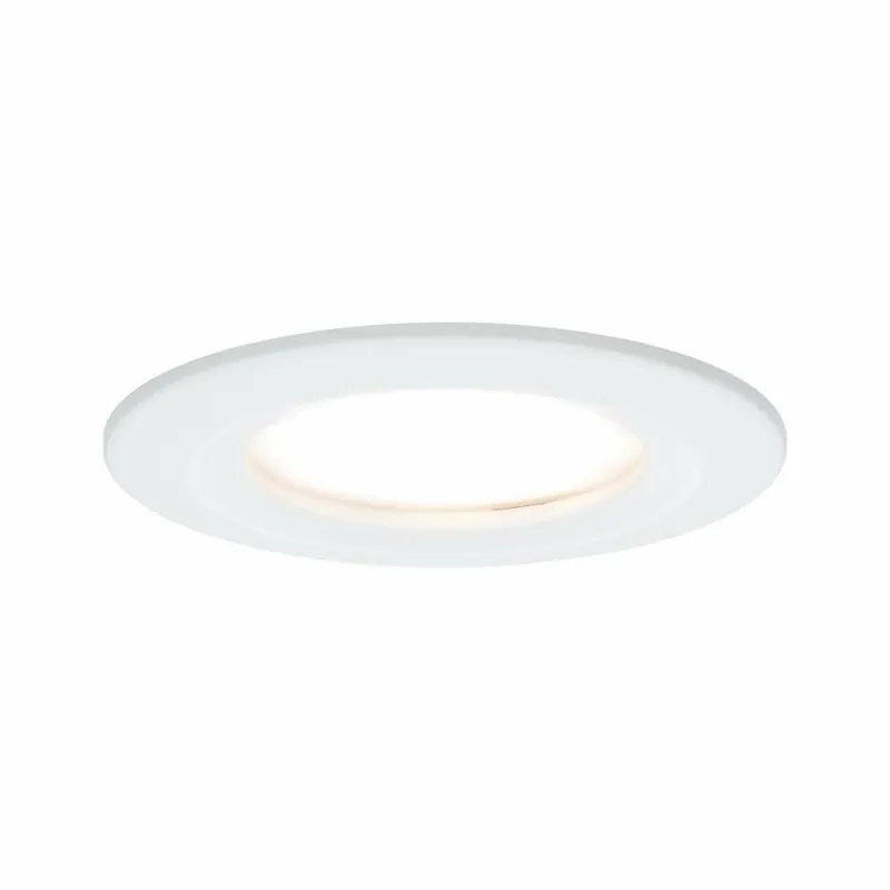 Paulmann LED Einbauleuchte Nova Coin Einzelspot rund 6W IP44 Weiß (matt) dimmbar 3-step-dim 2700K 230V Geprüft