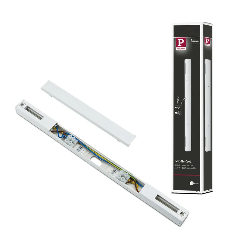 Direkt Vom Hersteller Paulmann URail Mittel-Einspeisung Weiß 3/4/5-adrig max. 1000W