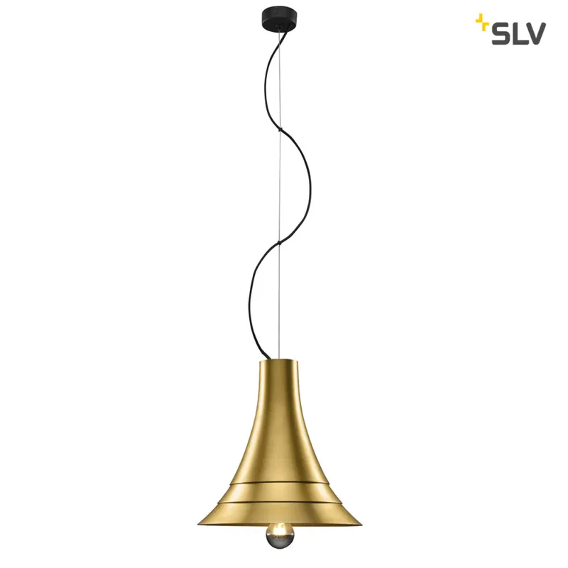 Direkt Vom Hersteller SLV BATO 35 PD, Indoor Pendelleuchte, messing, E27, max. 60W