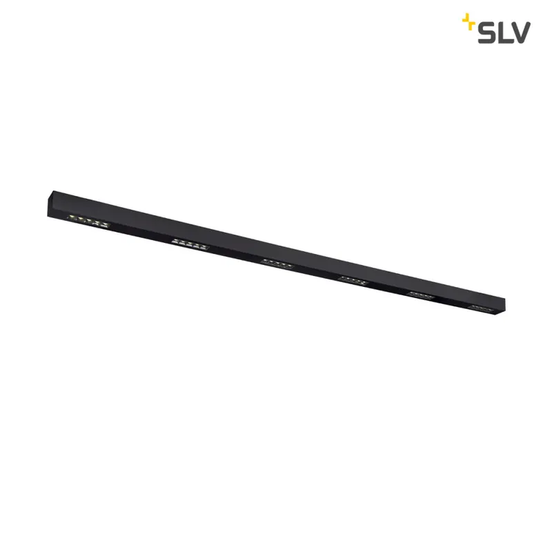 SLV Q-LINE CL, LED Indoor Deckenaufbauleuchte, 2m, BAP, schwarz, 4000K Kostenloser Versand