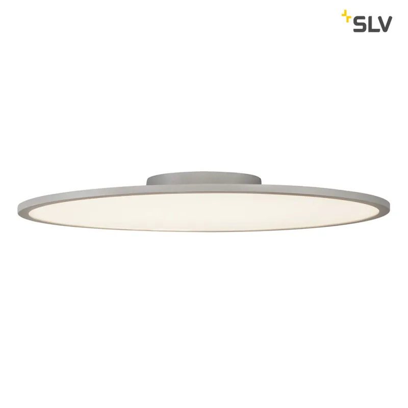 SLV PANEL 60 rund, LED Indoor Deckenaufbauleuchte, silbergrau, 3000K Kracherpreis