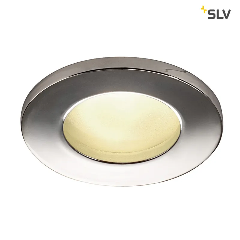 SLV DOLIX OUT QPAR51, rund, chrom Preisknaller