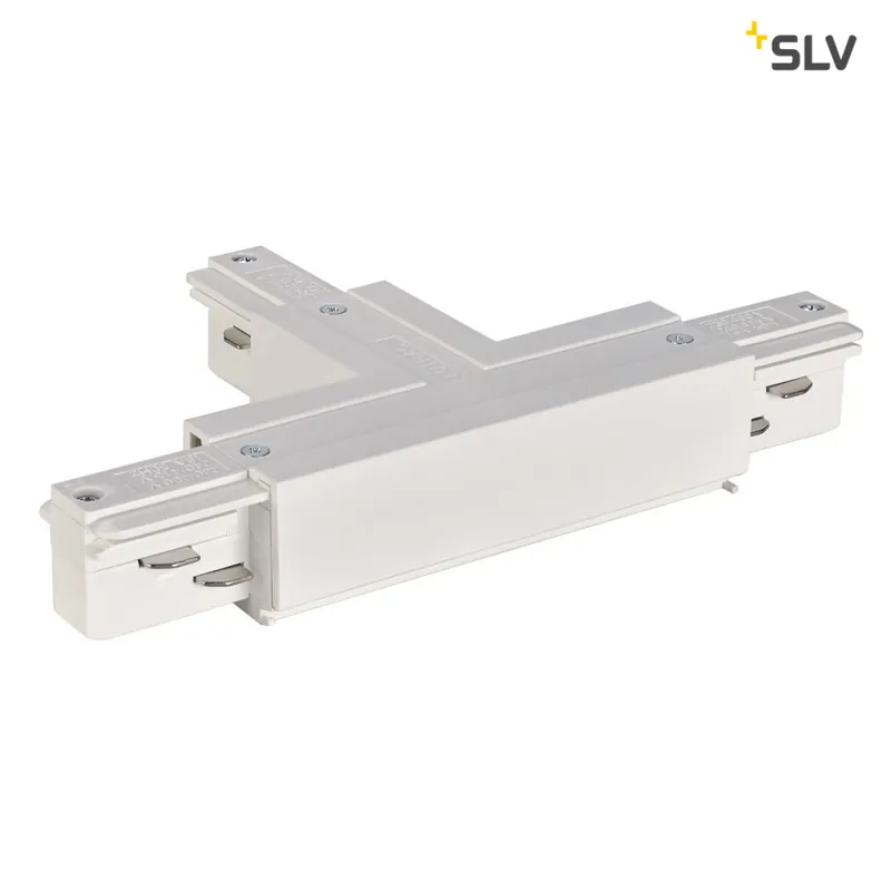 SLV EUTRAC T-Verbinder Erde links, verkehrsweiss Finale Aktion