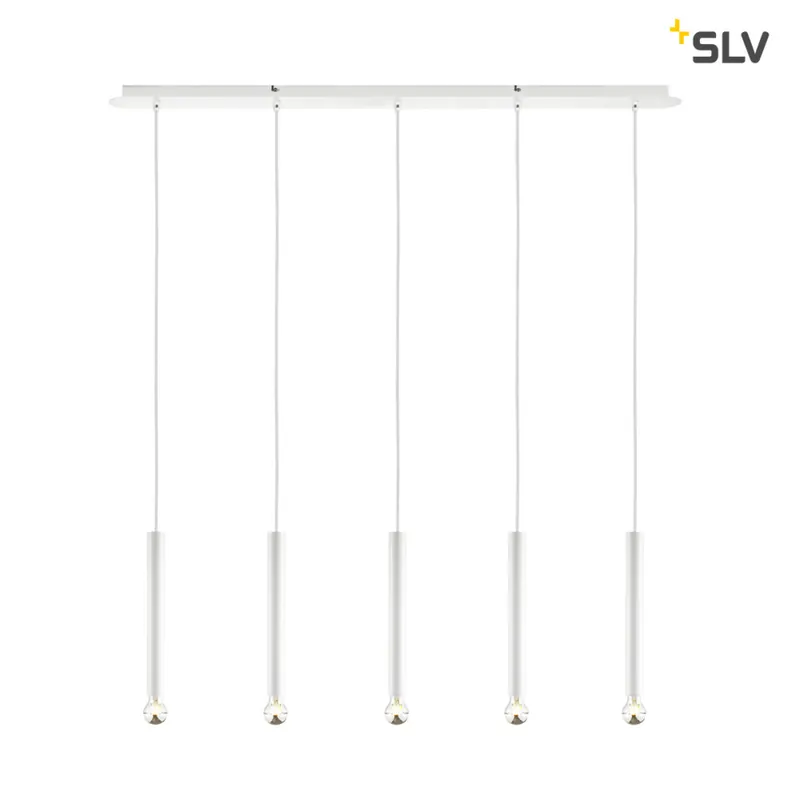 Top-Seller SLV FITU fünfach Rosette lang, weiß