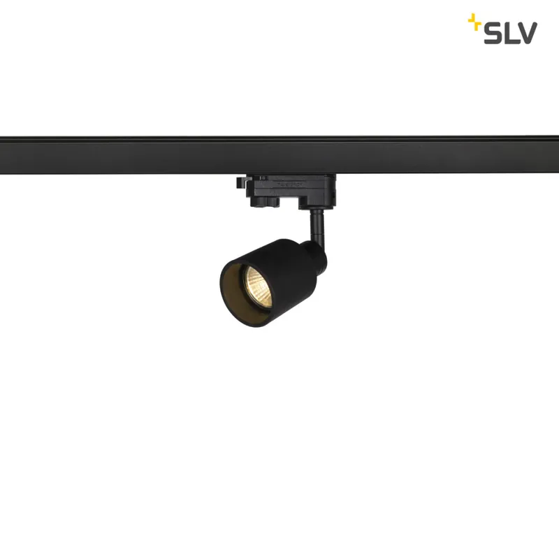 Neue Kollektion SLV PURI TRACK QPAR51 Glas, schwarz 50W, inkl. 3P.-Adapter