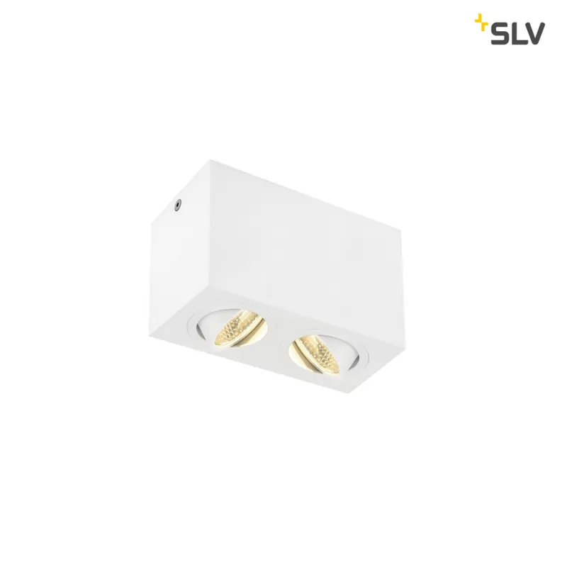 Top-Preis SLV TRILEDO Double, LED Indoor Deckenaufbauleuchte, weiß, 3000K, 16W