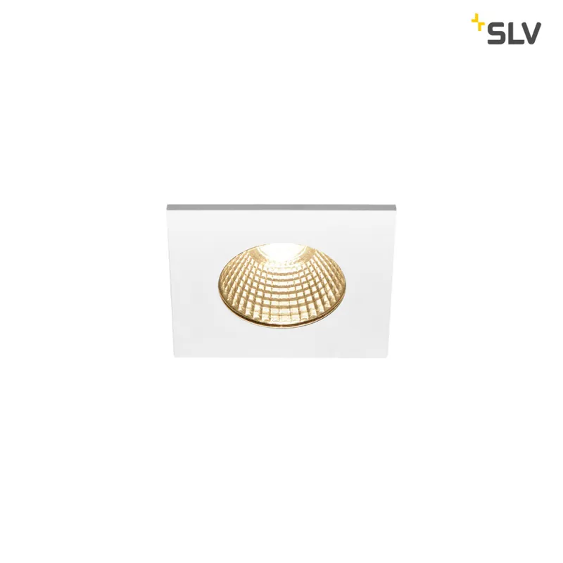 Ausverkauf SLV PATTA-I, LED Outdoor Deckeneinbauleuchte, eckig DL IP65 weiß 1800-3000K