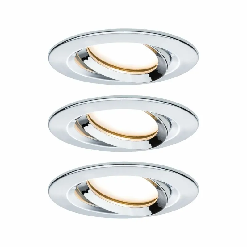 Paulmann Einbauleuchte LED Nova Plus rund 3x6,8W Chrom Kracherpreis