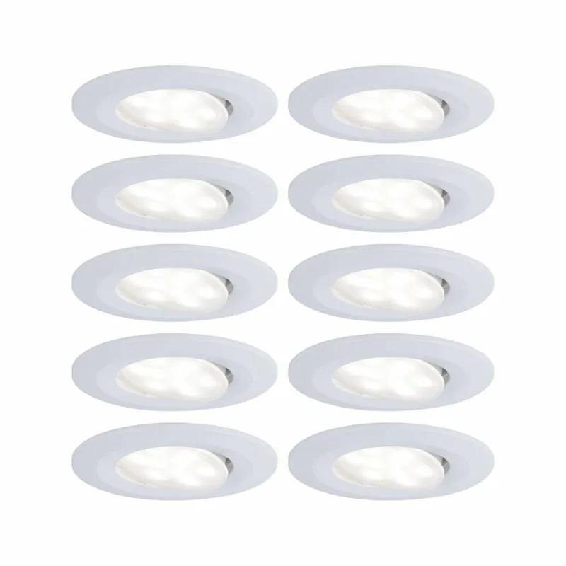 Paulmann Einbauleuchte LED Calla rund 10x6W Weiß matt Ausverkauf