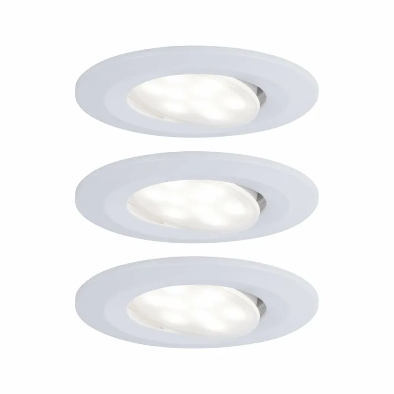 Sonderaktion Paulmann Einbauleuchte LED Calla rund 3x6,5W Weiß matt