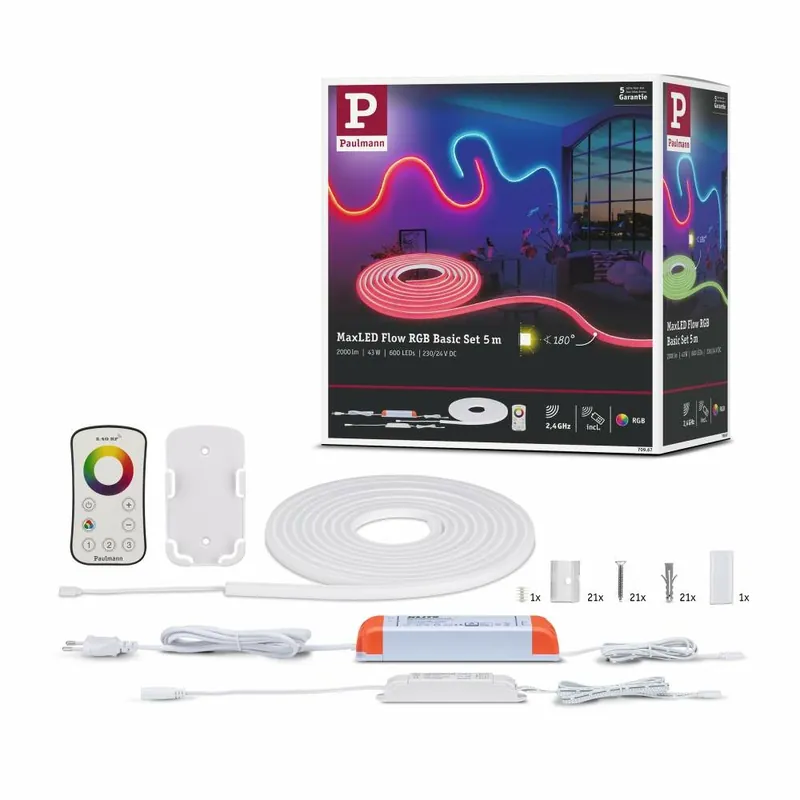 Paulmann MaxLED Flow Basisset 5m RGB 43 Watt Mega-Angebot