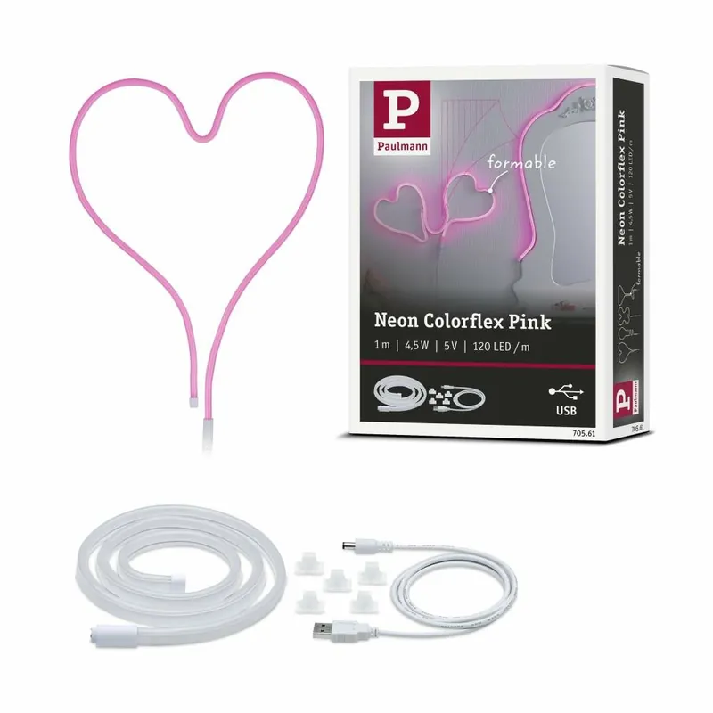 Paulmann Neon Colorflex USB Strip Pink 1m 4,5W 5V Jetzt Kaufen