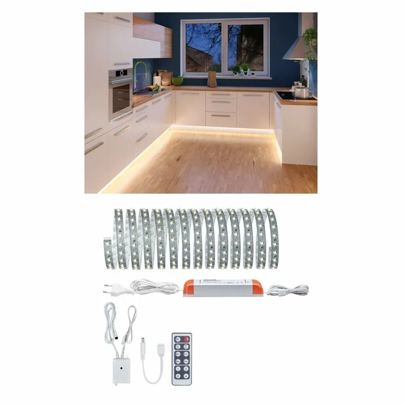 Abverkauf Paulmann Function Bundle MaxLED 500 Set Küche Sockel Warmweiß