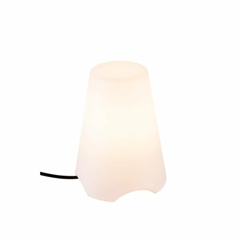 SLV KIROCONE TL, Outdoor Tischleuchte, E27, IP44, weiss, max. 60W Highlight