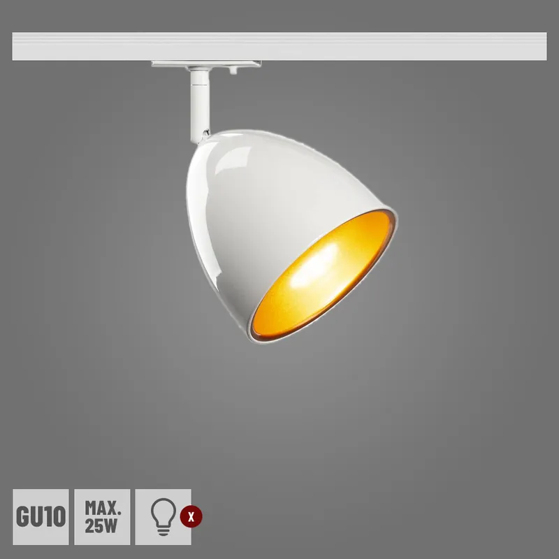 Rabatt SLV PARA CONE 14 weiß gold GU10 QPAR51 1-Phasen Leuchte
