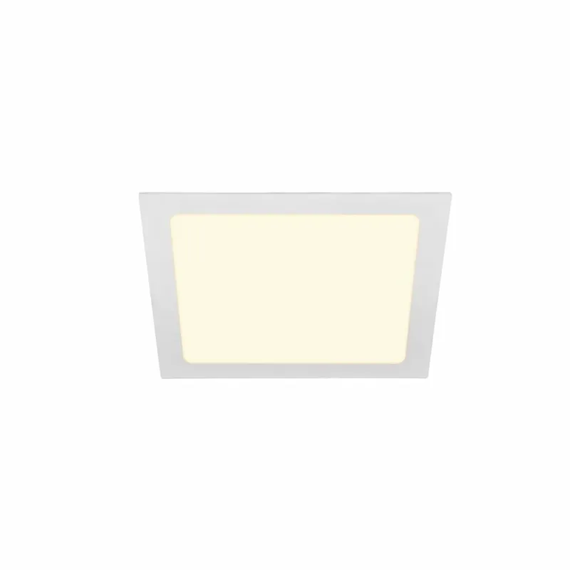 Neu SLV SENSER 24 Indoor LED Deckeneinbauleuchte eckig weiß