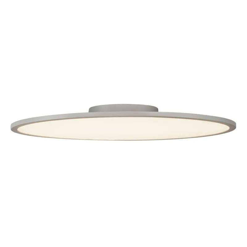 Sonderangebot SLV PANEL 60 DALI Indoor LED Deckenaufbauleuchten rund grau 3000K
