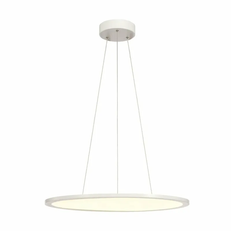 Meistverkauft SLV PANEL 60 DALI Indoor LED Pendelleuchten rund weiß 3000K