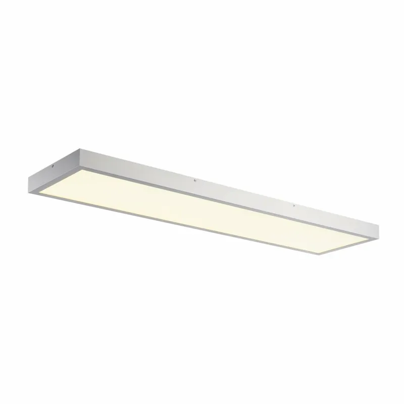 SLV PANEL DALI Indoor LED Deckenaufbauleuchten 1200x300mm grau 4000K Highlight
