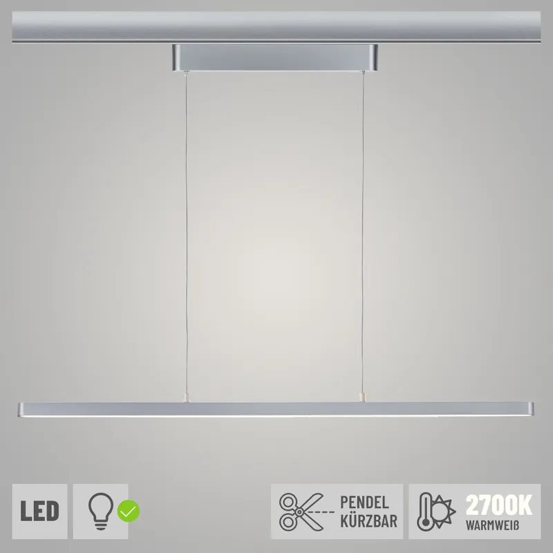 Paulmann URail LED Pendel Lento Chrom matt 41W 2700K 1800lm dimmbar (LED fest verbaut) Top-Preis