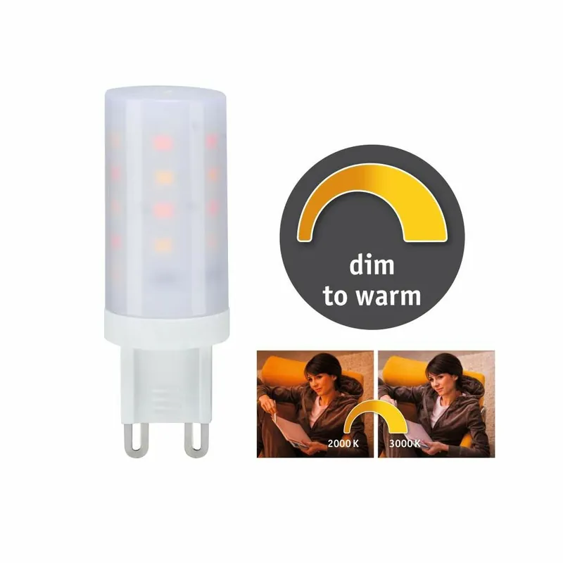 Paulmann LED Stiftsockel 4W G9 Warmweiß dim to warm Ausverkauf