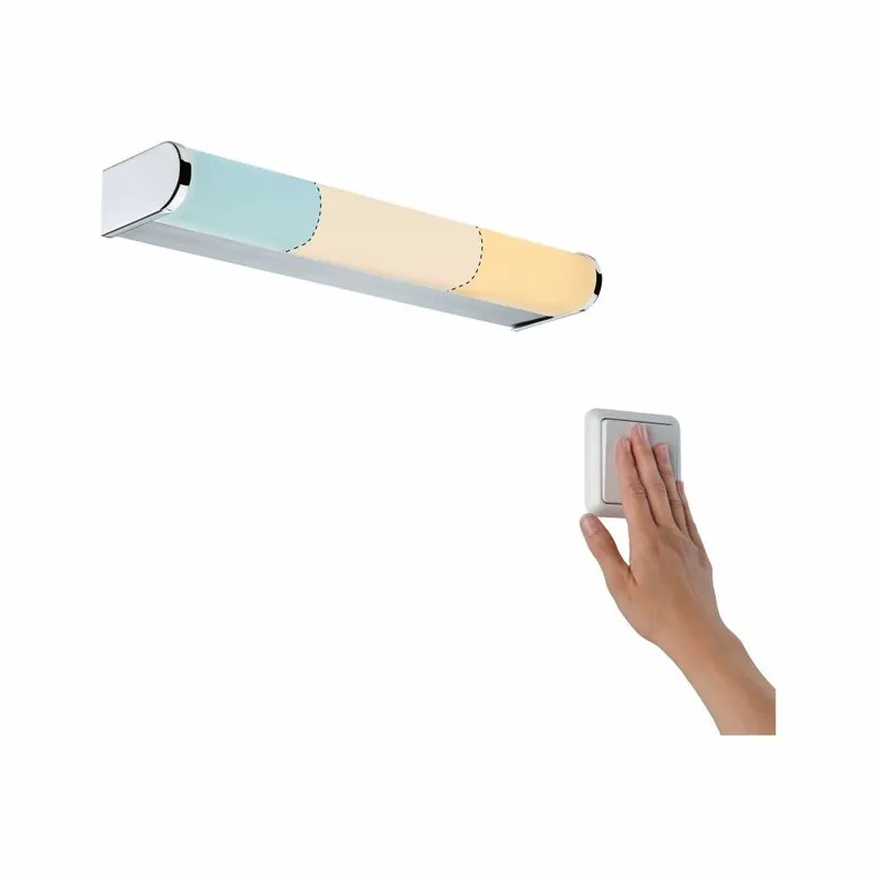 Preiswert Paulmann HomeSpa LED Spiegelleuchte Arneb IP44 Chrom 6,5W WhiteSwitch 2.700K