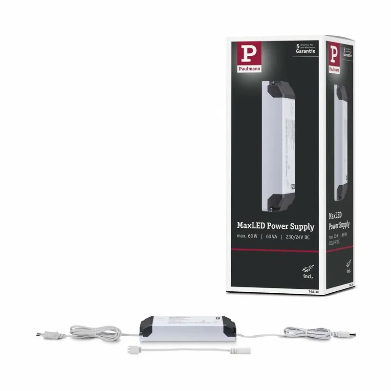 Paulmann MaxLED Power Supply 60VA DC Weiß Zertifiziert